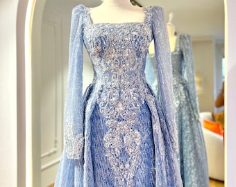 Cinderella Collection/ Exclusive Embroidery / Wedding Dress / Prom Dress / Islamic Cloth / Hijab/ Evening Dress / Modest / Woman Dress