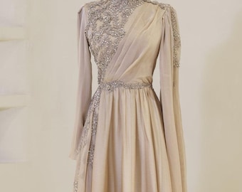 Sena Collection/ Exclusive Chifon / Wedding Dress / Prom Dress / Islamic Cloth / Hijab/ Evening Dress / Modest / Woman Dress / Maxi Dress