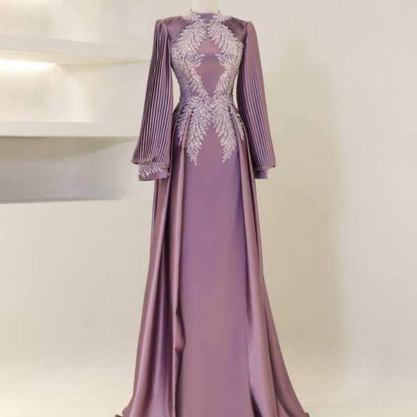 Madinah Collection/ Exclusive Chifon / Wedding Dress / Prom Dress / Islamic Cloth / Hijab/ Evening Dress / Modest / Woman Dress / Maxi Dress