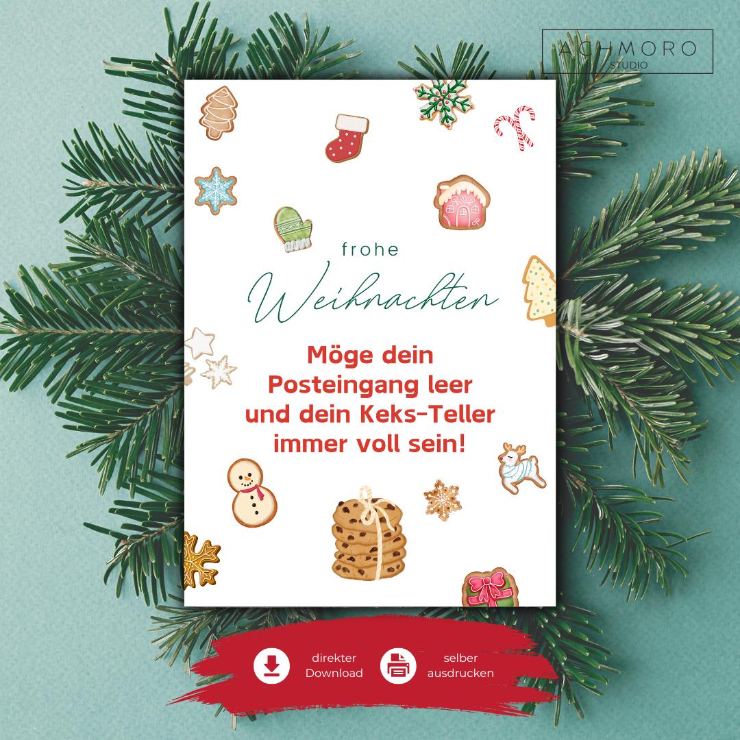 JUESMOS Lustige Weihnachtskarte Für Erwachsene – Frecher Dino-Spruch „Thanks For All The Roargasms“, Mit Umschlag