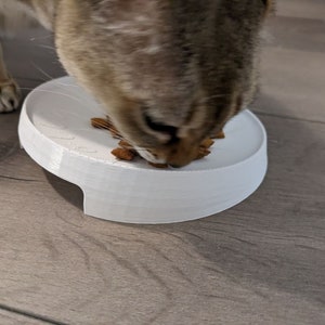 Personalisierter Fressnapf Katzenfutter Schale Modell Polli aus dem 3D Druck Bild 6