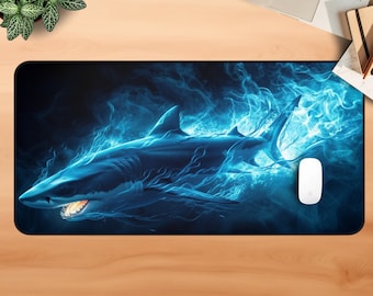Shark-muismat, Fire Spirit gaming-bureaumat, kantoordecoratie