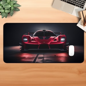 Koenigsegg Mouse Pad Supercar Desk Mat Gaming Desk Mat Large Desk Pad Car Gaming Mouse Pad Aesthetic Desk Mat Gift for Gamer Car Lover