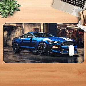 Big Gaming XXL Mouse pad Desk Mat Mousepad Car Mustang Desk Mat Tuning home office Minimalist Gift Computer PC Gamer mouse pad, Video Game