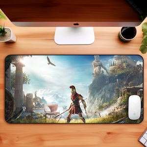 Greek spartan assassin mousepad roman empire