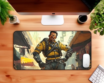 Mirage Desk Mat, Apex Mouse Pad, Legend Gaming Accessories, Video Gamer Decor