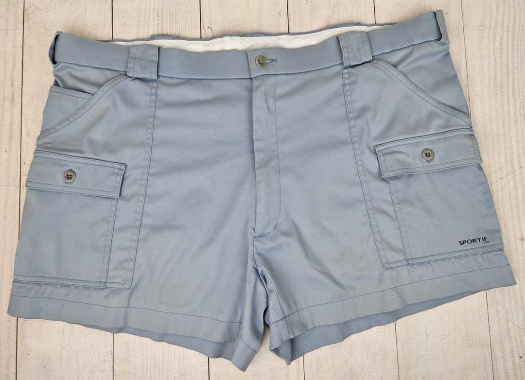 Sportif USA Mens Shorts Size 44 Light Blue 670170 Stretch Fishing