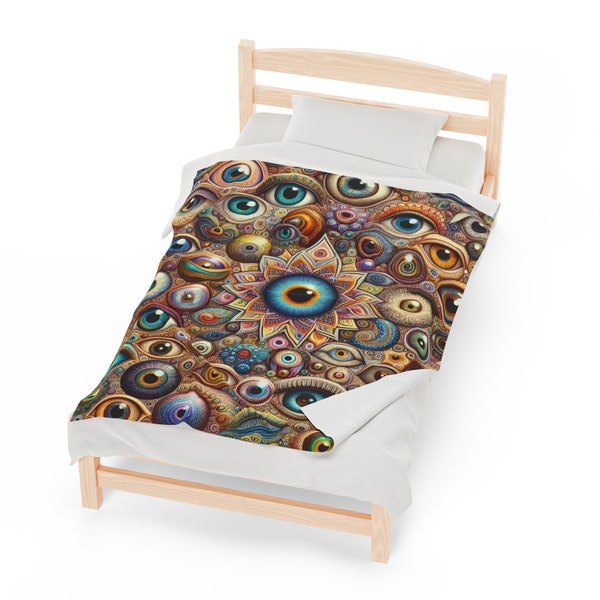 Eye of the Psychedelic Dream Blanket