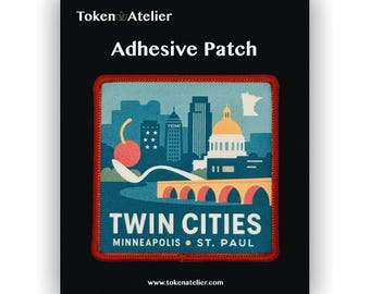 Minnesota Twin Cities Icons Iron On Patch