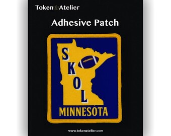 Minnesota SKOL Football Iron On Patch