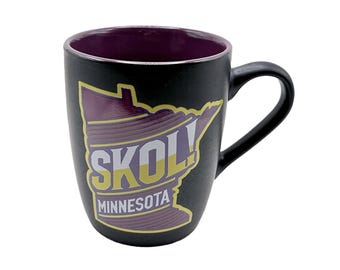 Minnesota SKOL 15 oz Purple Ceramic Mug