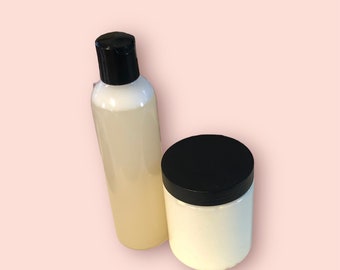 Tallow shampoo and conditioning mask set