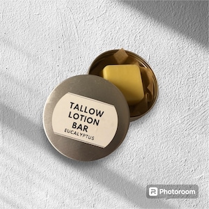 Tallow lotion bar