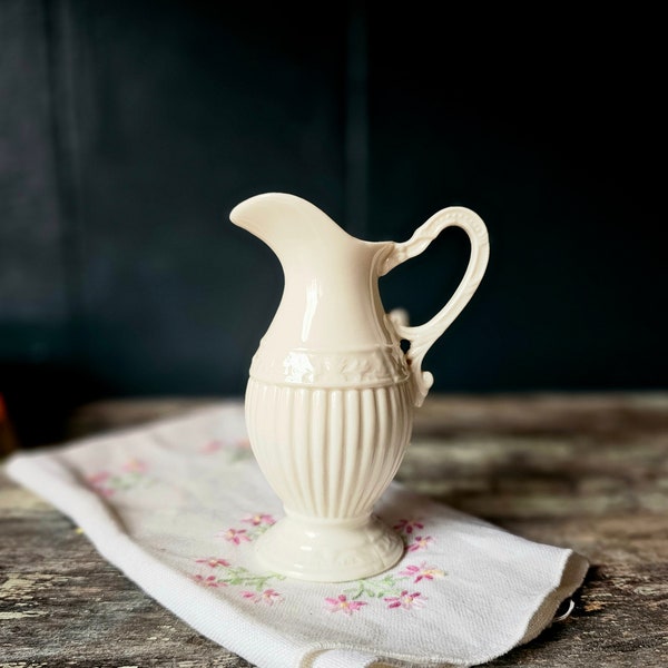 Vintage Small White Creamer