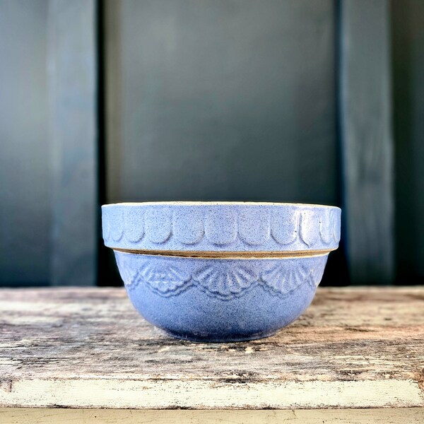 Blue Stoneware Bowl - Etsy