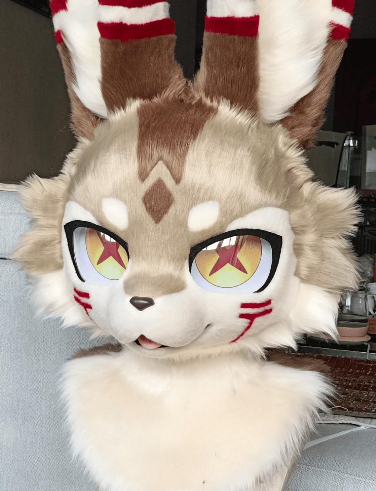 Custom Kenomo Cosplay Fursuit, Fursona Costume Head, Fursuit ...
