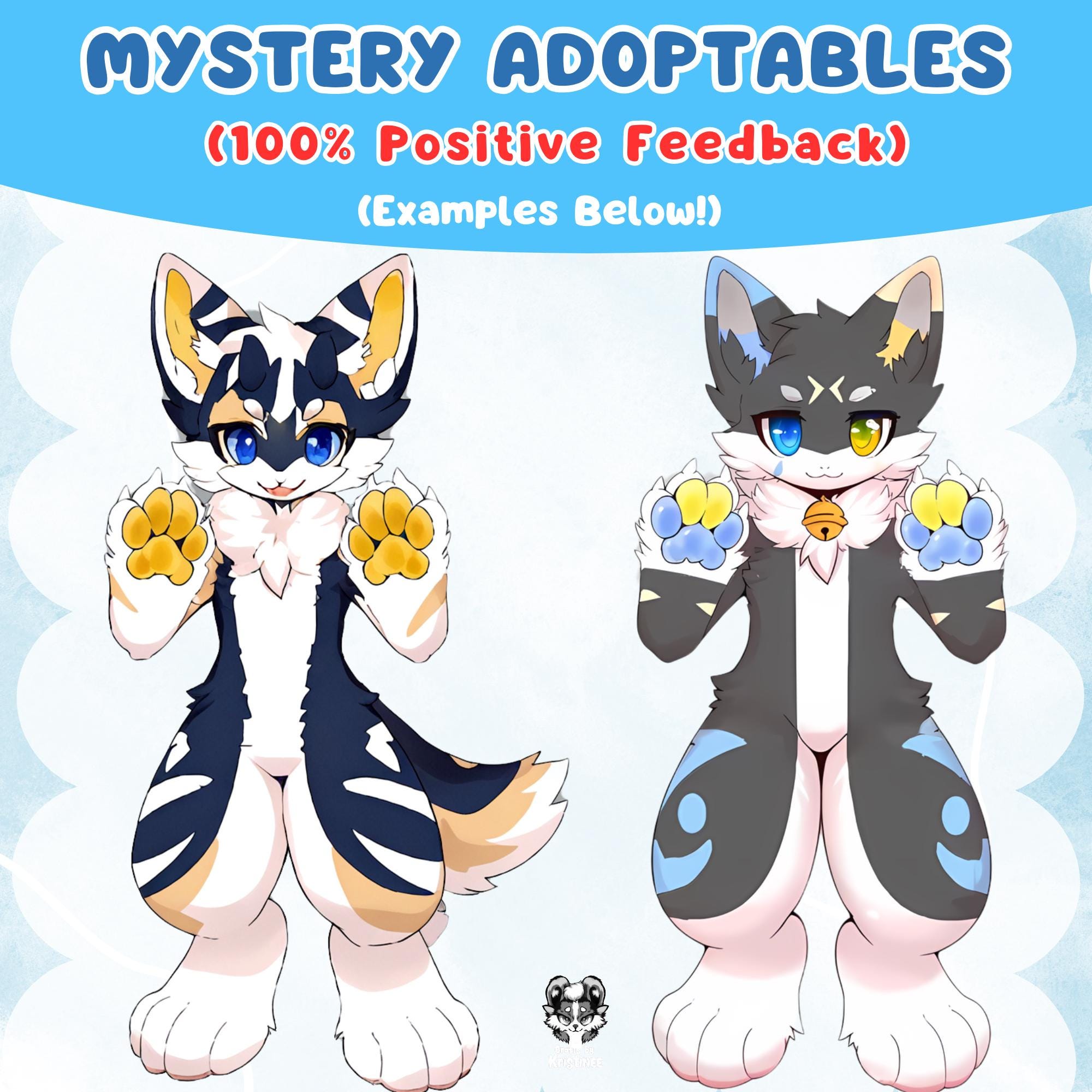 CHEAP MYSTERY ADOPTABLES!! Mysterious Kemono/Toony character adoption.(Read Description!) (Full Ref Sheet Included!)