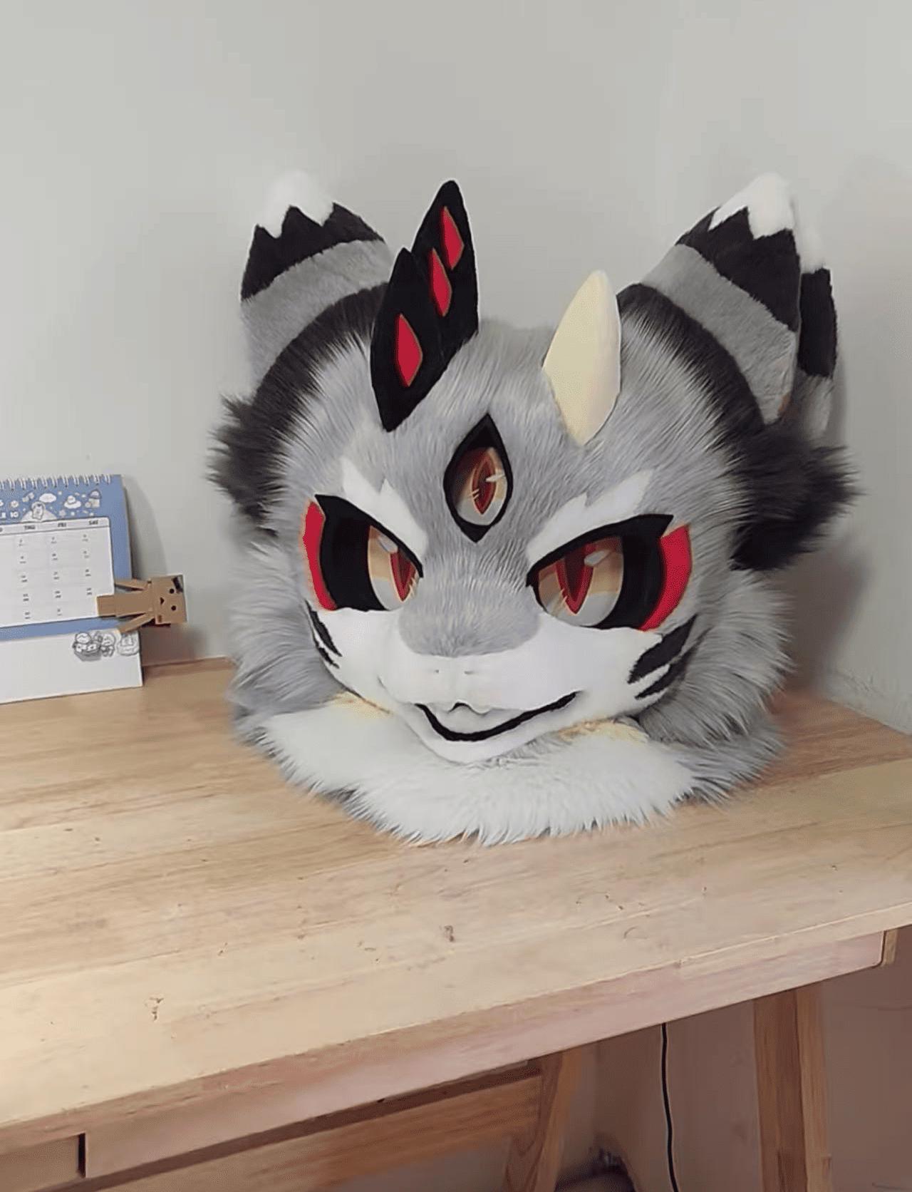 Custom Kenomo Cosplay Fursuit, Fursona Costume Head, Fursuit ...
