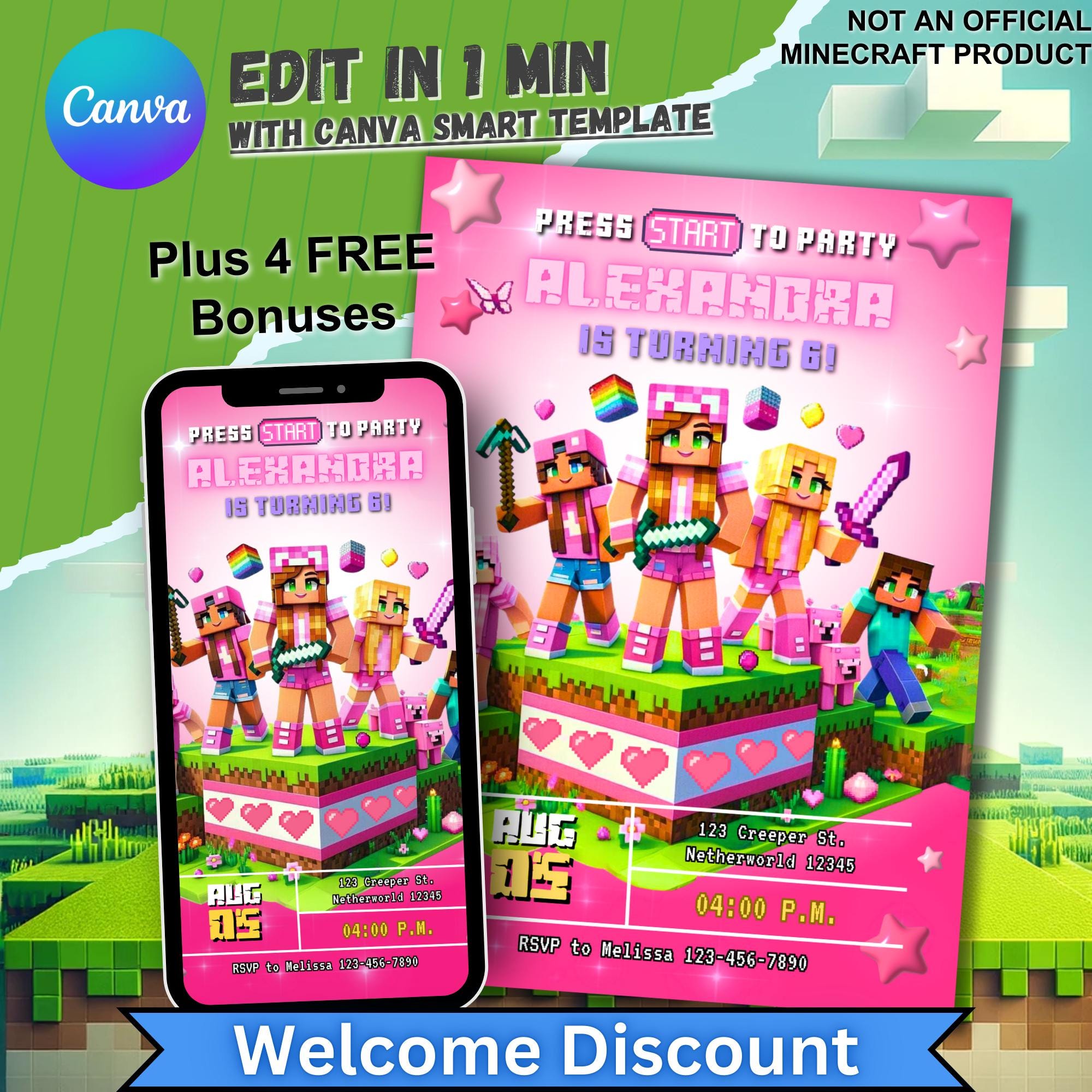 Minecraft Invite Bundle + Bonuses