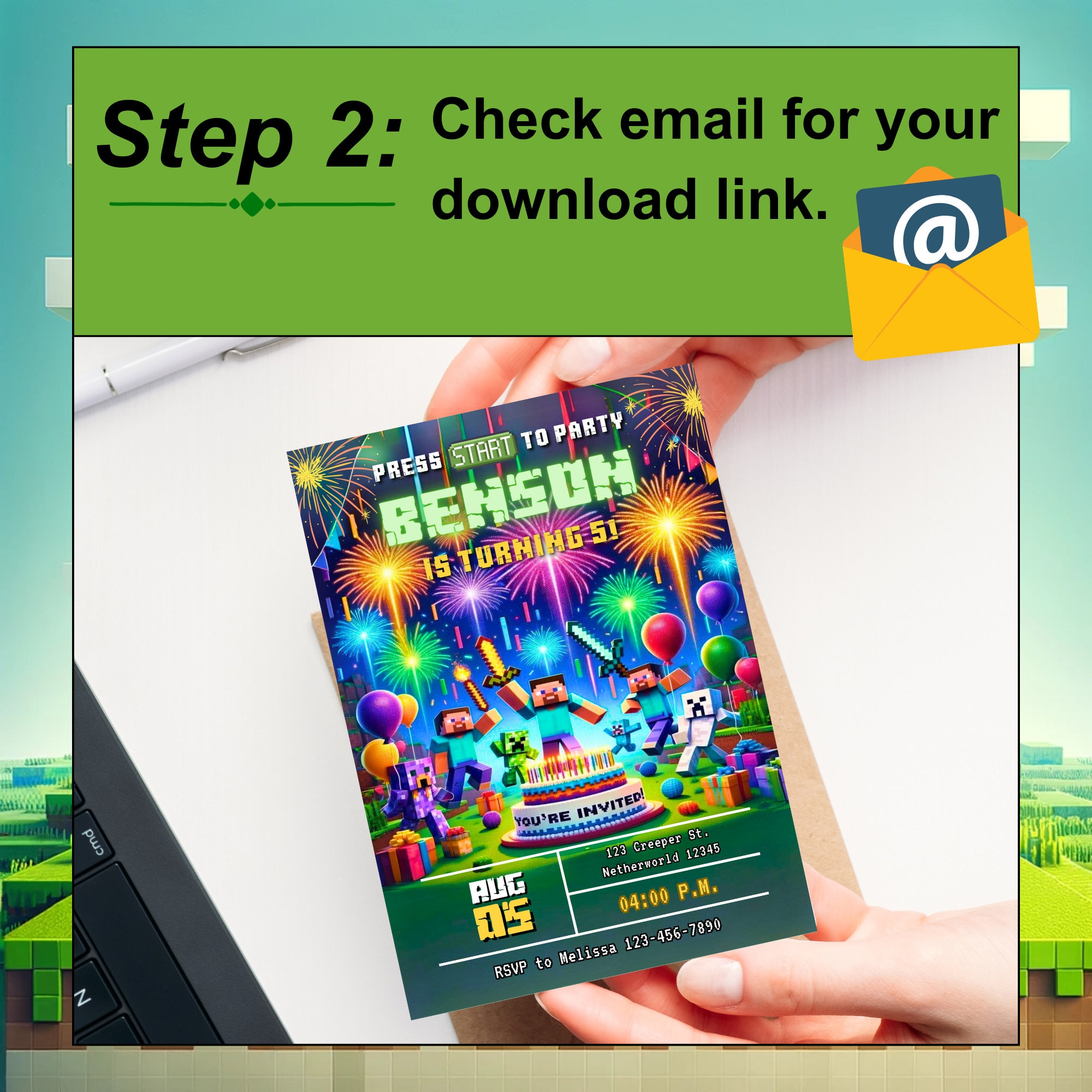 Editable Gamer Invite + Bonuses