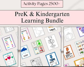 Kindergarten Quiet Pages Printable, Pre K Workbook Letter Tracers, Montessori Toddler Coloring Worksheet, Feelings Emotions Colors Busy Book