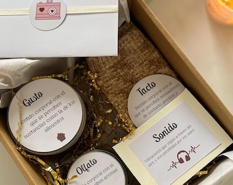 Personalized 5 Senses Box. A unique gift for an anniversary, birthday, or Valentine&#39;s Day.