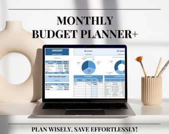 Budget Planner - Light Blue (Euros)