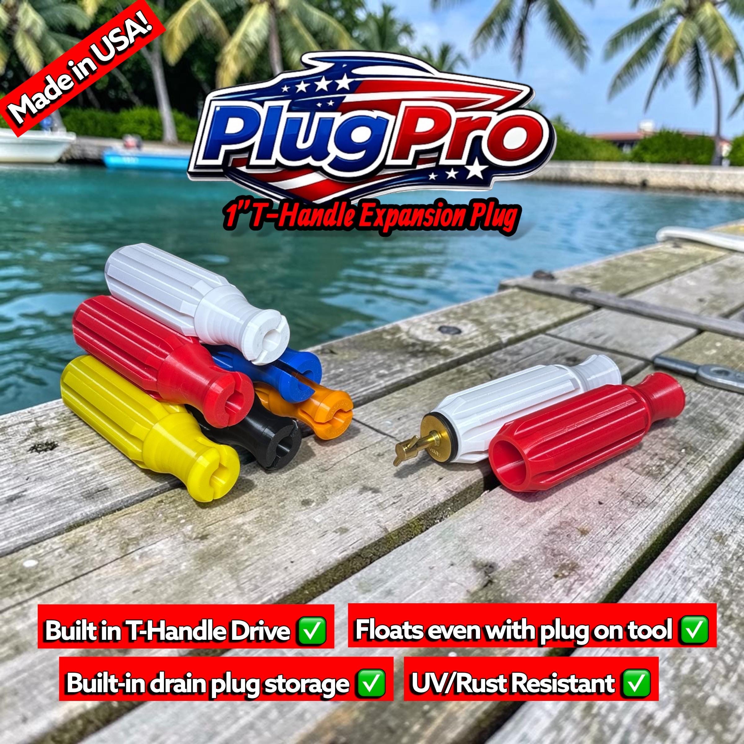 Plugpro - Drain Plug Driver Tool (1” T-handle Expansion Plug) - Etsy