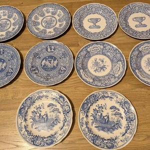 Spode blue room collection plates - Etsy 日本
