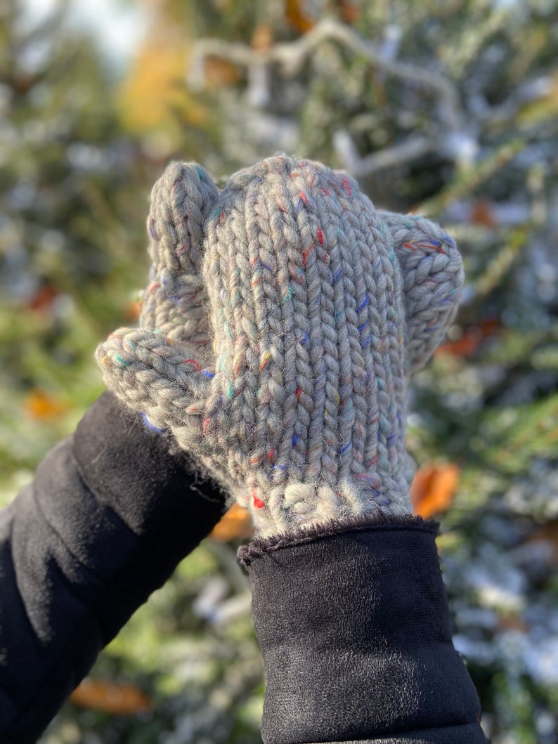 Chunky Cosy Mitten | PDF Knitting Pattern - Etsy