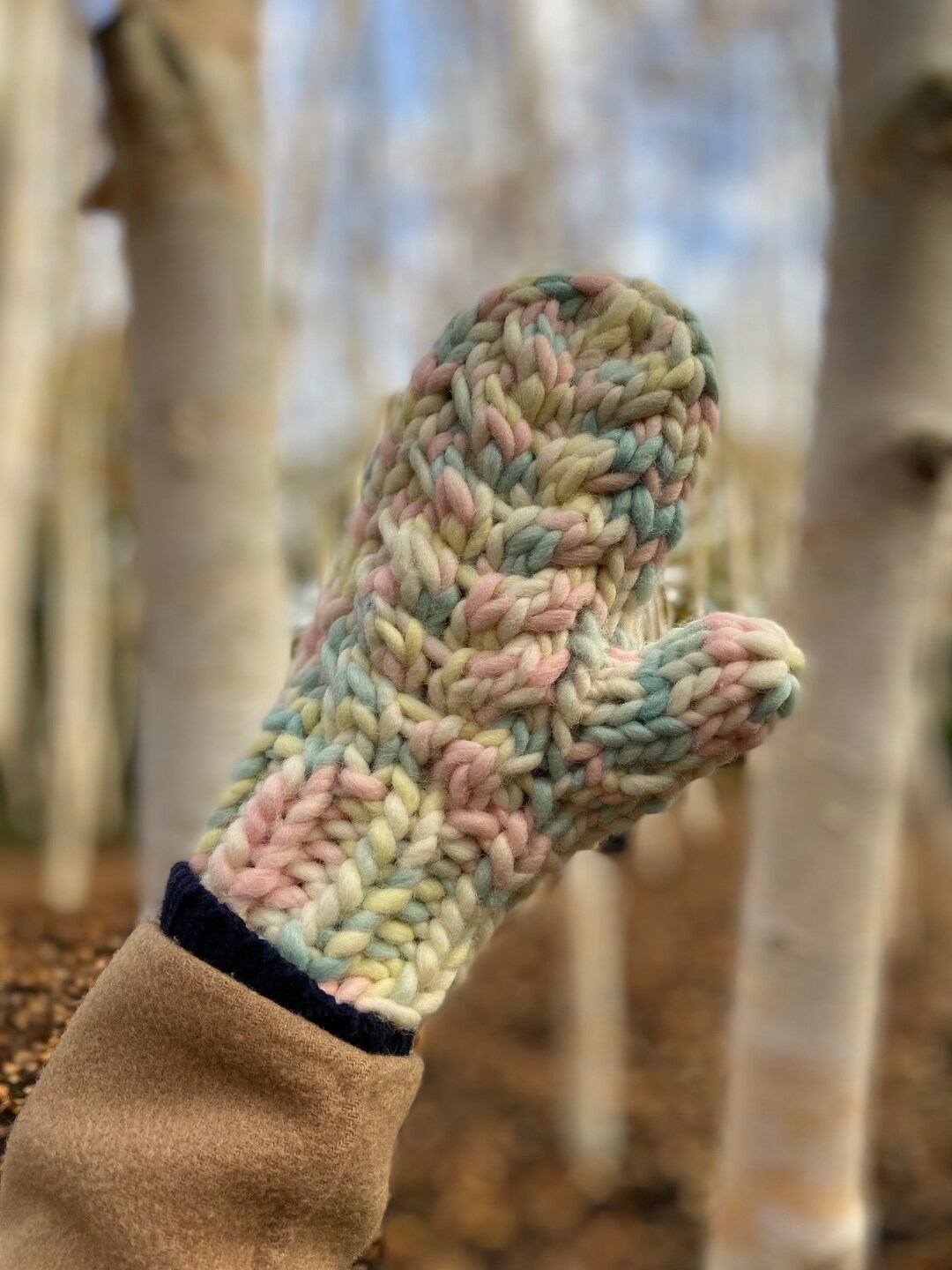 Fancy Cosy Mitten | PDF Knitting Pattern - Etsy