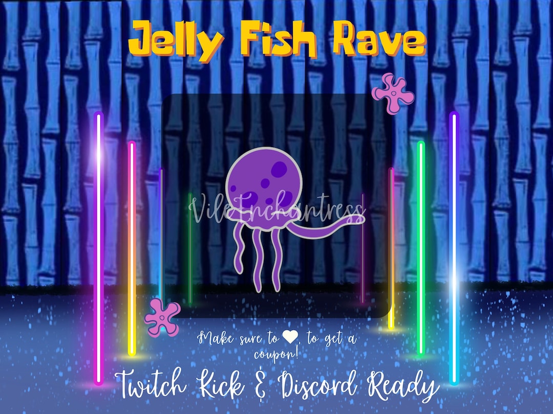 Jelly Fish Rave Animated Emote - Etsy Canada