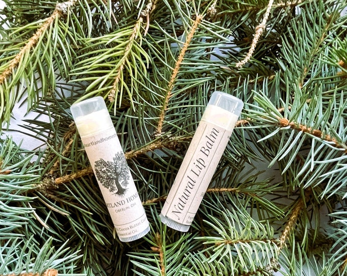 Lux Natural Lip Balm | Handcrafted | Organic | Unscented | Gifts for Mom | Mother's Day | Gifts for her