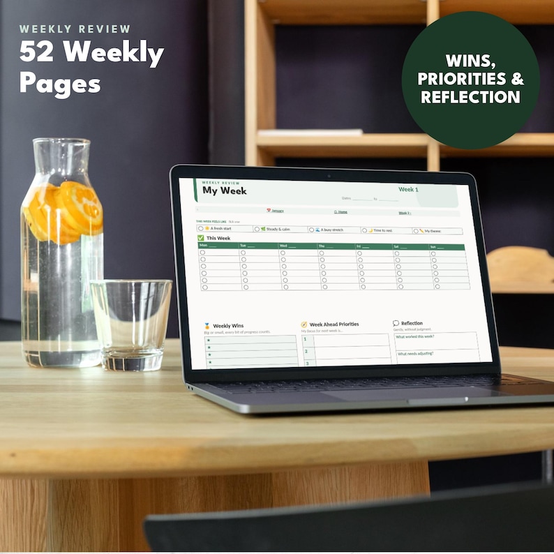 Planner Pages Onenote Onenote Template Planner, Undated Digital Planner for Onenote ...