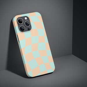 Trendy Phone Case for Apple iPhone, Samsung Galaxy or Google Pixel Trendy Checkerboard Design Part of our Checkerboard collection