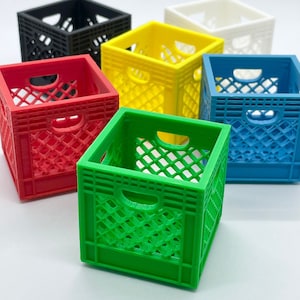 3D Gedruckte Mini Kiste: Stapelbarer Schreibtisch Organizer