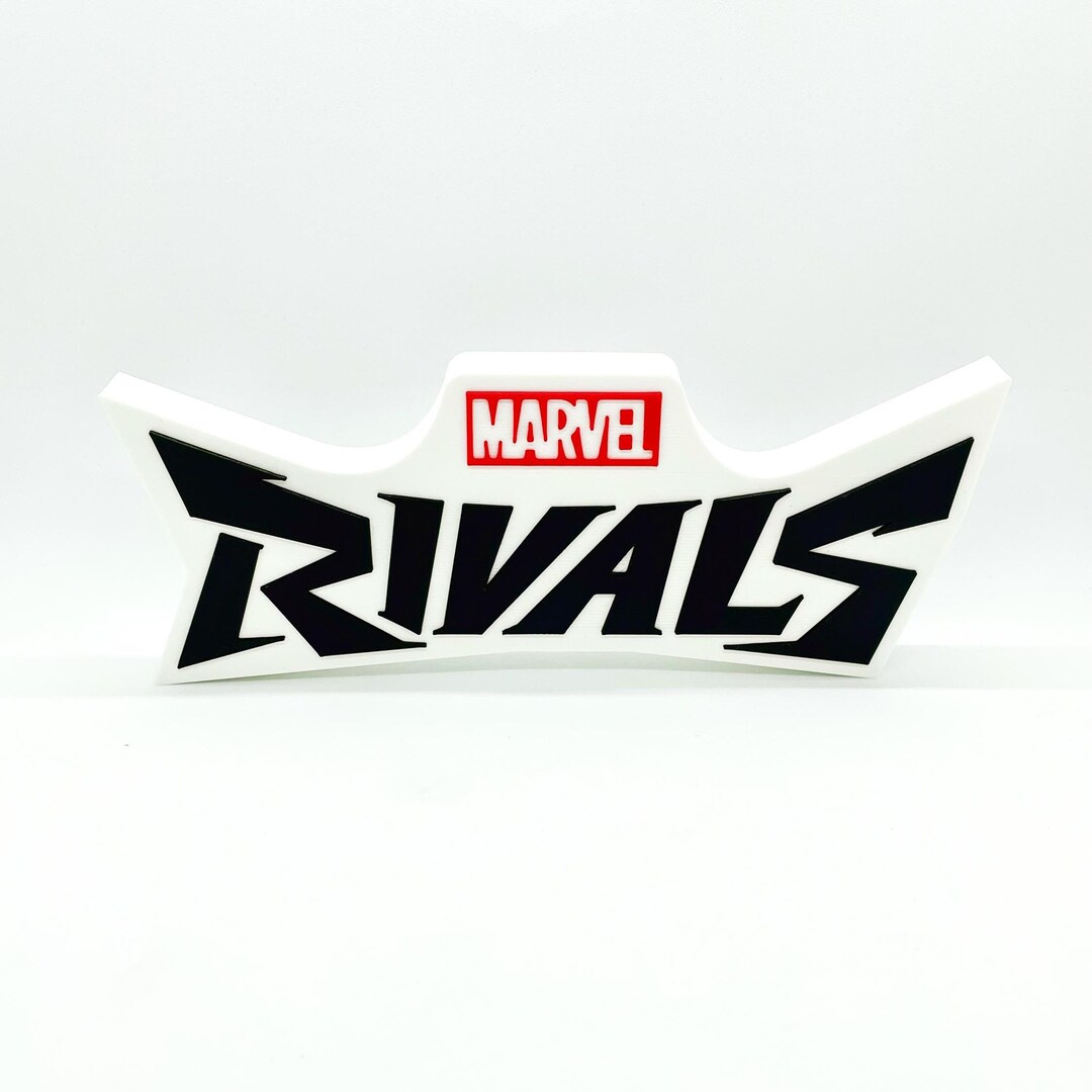 Marvel Rivals Game Logo Display Shelf, Collectible Display Stand, 3D ...