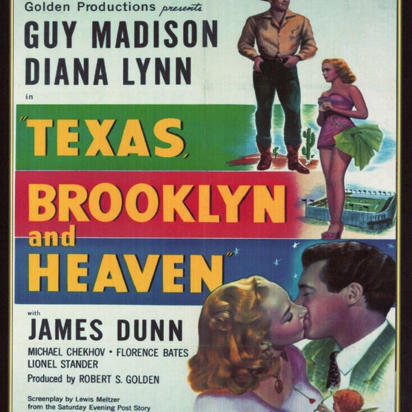 Texas, Brooklyn & Heaven (1948) - Guy Madison - Diana Lynn - James Dunn - DVD (All Region)