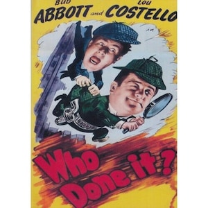 Abbott and Costello Who Done It  = Dvd