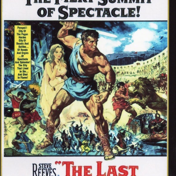 The Last Days of Pompeii (1959) - Steve Reeves - Christine Kaufmann - Fernando Rey - DVD (All Region)
