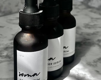Rose Serum - Ultra Hydrating Facial Oil - for dry to normal skin types - wrinkle & redness reducing - 100% natural, hand made