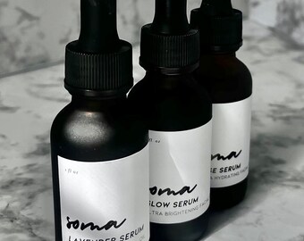 Lavender Face Serum - Ultra Healing Facial Oil - for acne prone skin types - 100% natural, hand made