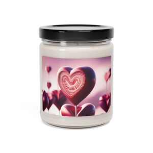 Valentine&#39;s Day Heart Candle. Gift Candle available in 5 Scents.