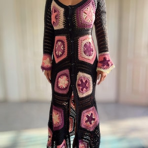 Crochet Star Dress Pattern | Pentagon Granny Maxi Dress | Boho Festival Crochet Pattern | Digital PDF Tutorial