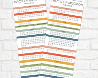 Book of Mormon Reading Chart Bookmark