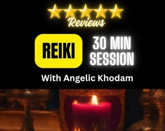 30 min Reiki with Angelic Khodam for extra power and boost.