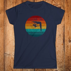 Rock Climbing Shirt, Rock Climber Gift, Boulderer Gift, Bouldering Shirt, Hiking Shirt, Camping Shirt, Geology Shirt - I Like To Touch Rocks