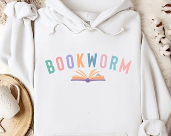 Reader Hoodie, Book Lover Hoodie, Book Club Hoodie, Reader Gift, Bookworm Hoodie, Book Nerd Hoodie, Bookworm Sweatshirt