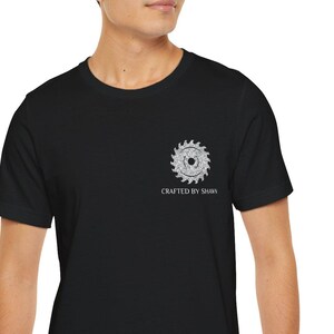 Custom Woodworker T-Shirt - Personalized Circular Saw Blade Shirt, Ornate Design, Personalized Maker Tee image 6