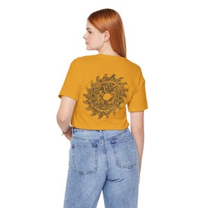 Custom Woodworker T-Shirt - Personalized Circular Saw Blade Shirt, Ornate Design, Personalized Maker Tee image 9